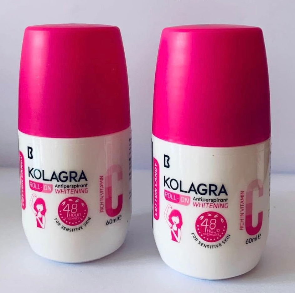 Kolagra Deodorant Roll on (Cotton Candy)