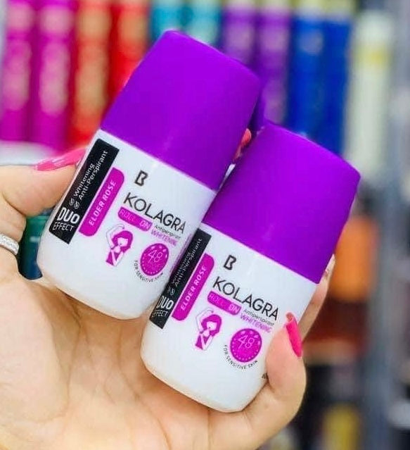 Kolagra Deodorant Roll on (Elder Rose)