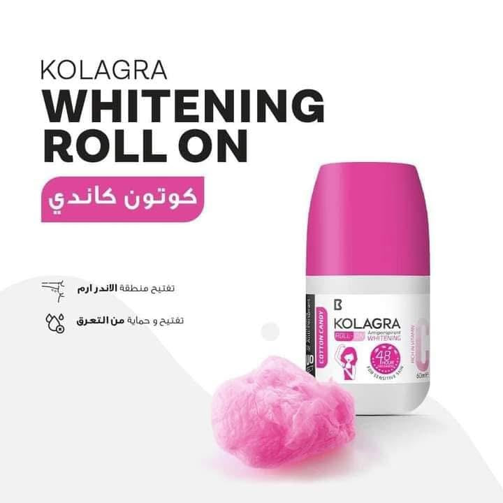 Kolagra Deodorant Roll on (Cotton Candy)