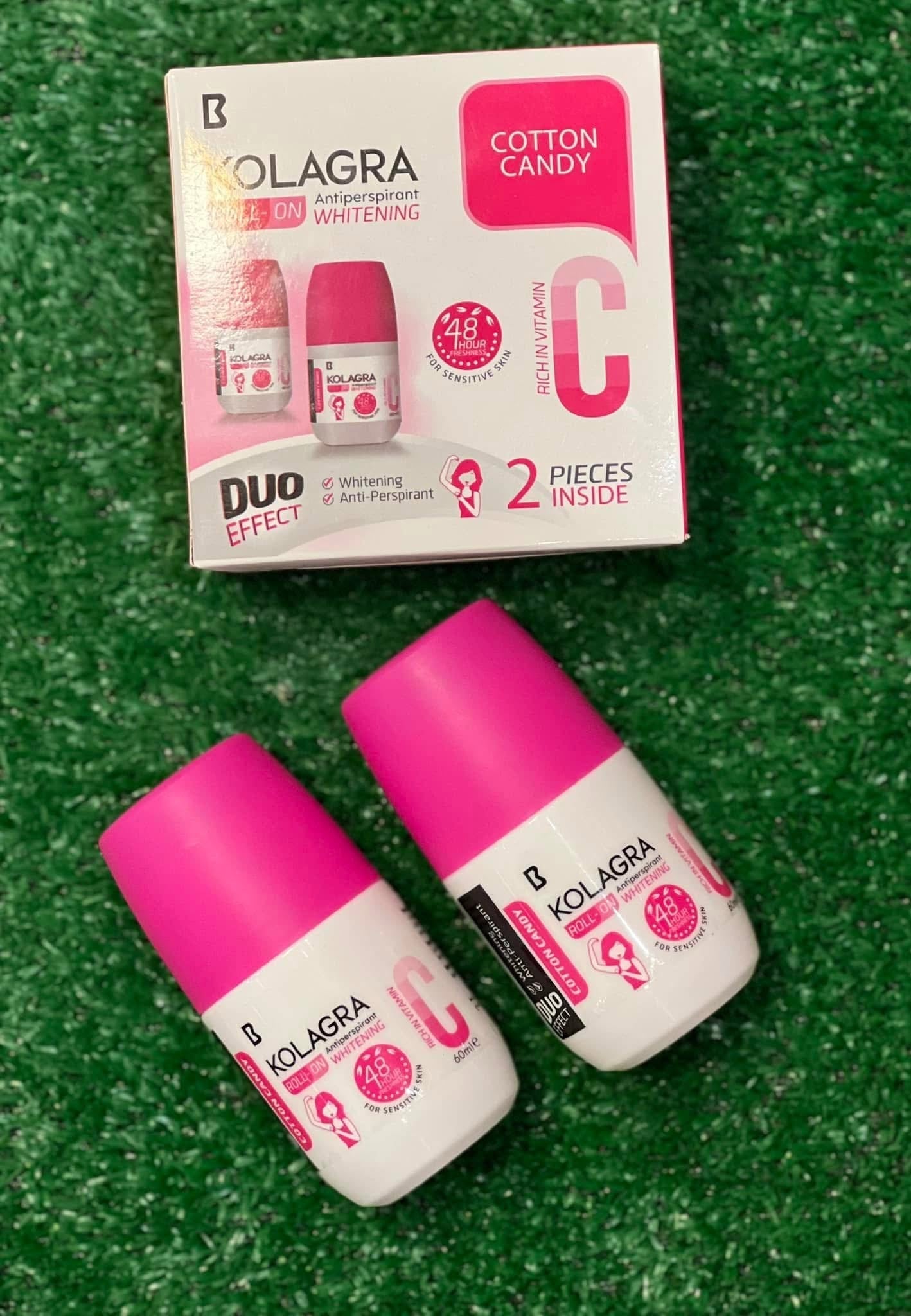 Kolagra Deodorant Roll on (Cotton Candy)