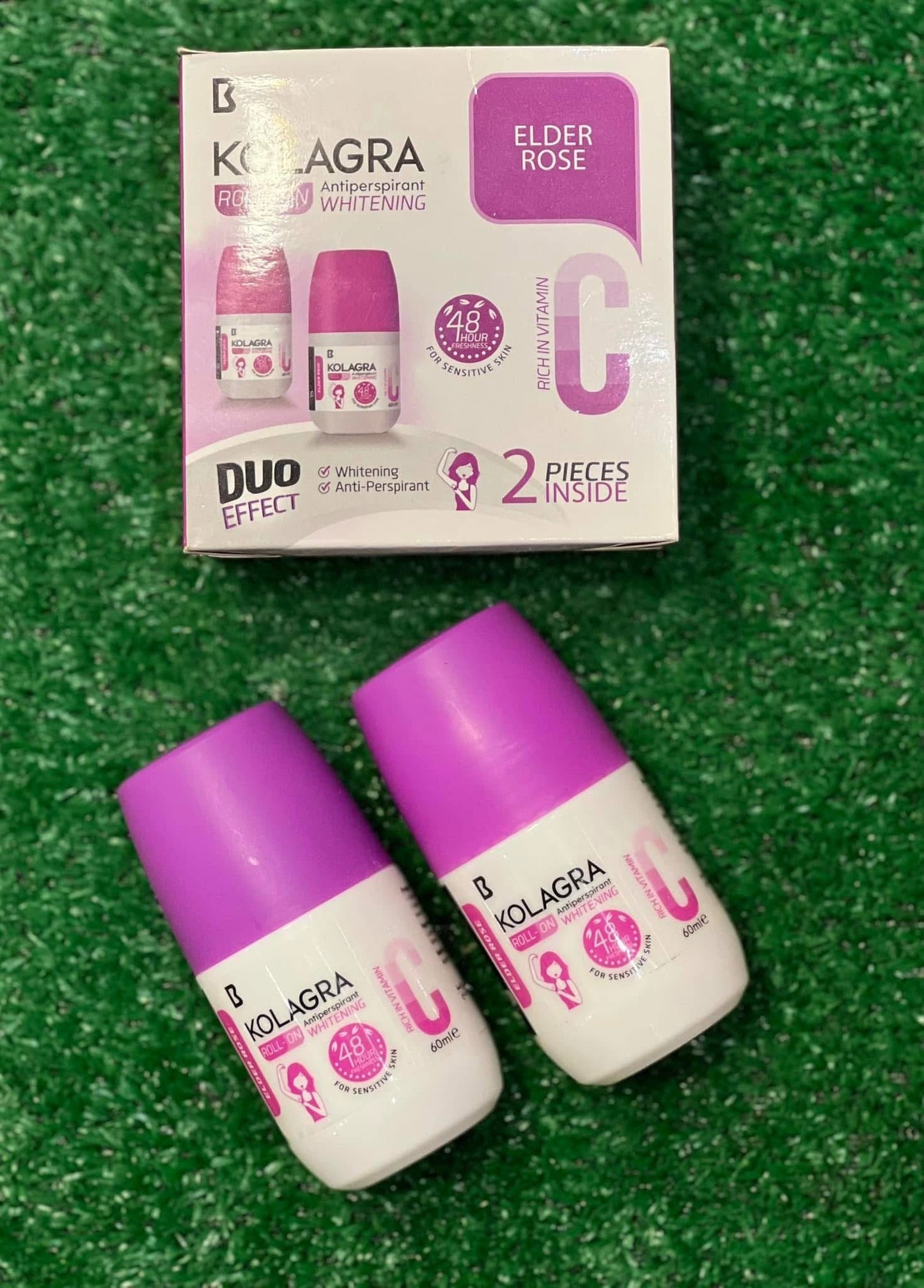 Kolagra Deodorant Roll on (Elder Rose)