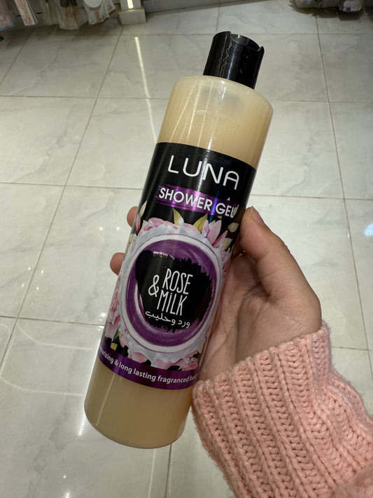 Luna Rose & Milk Shower Gel 500 ml