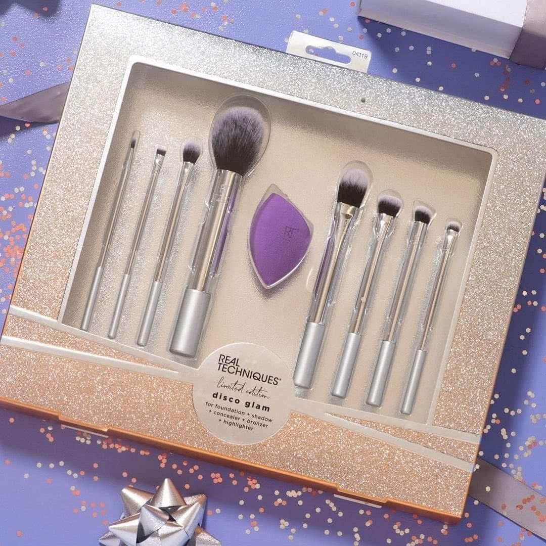 Real Techniques Disco Glam Brush Set 9pcs