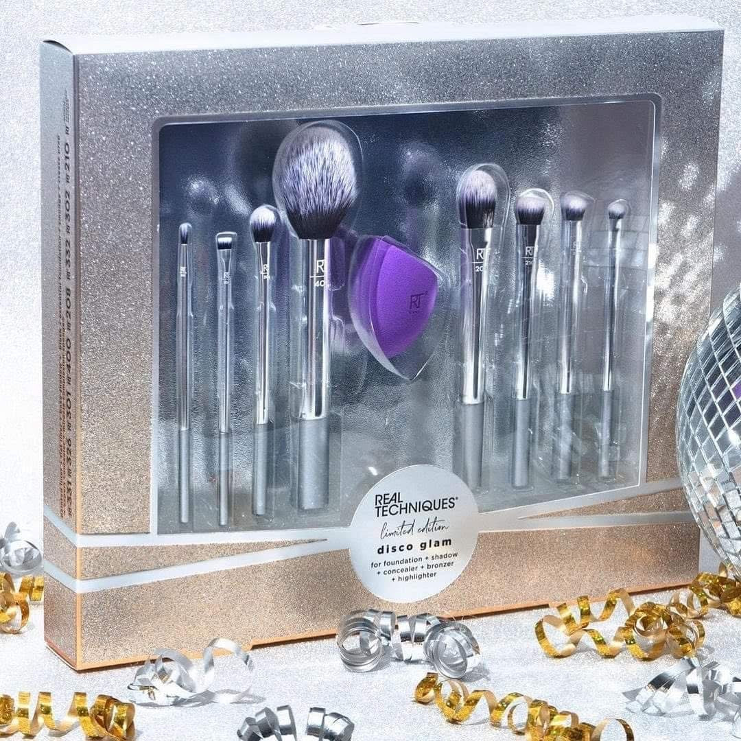Real Techniques Disco Glam Brush Set 9pcs