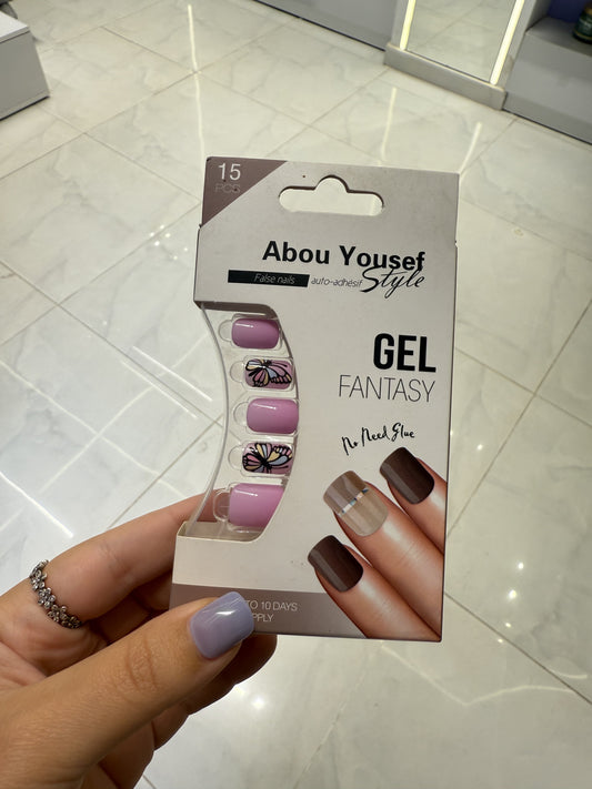 Abou Yousef Fake Nails 15pcs