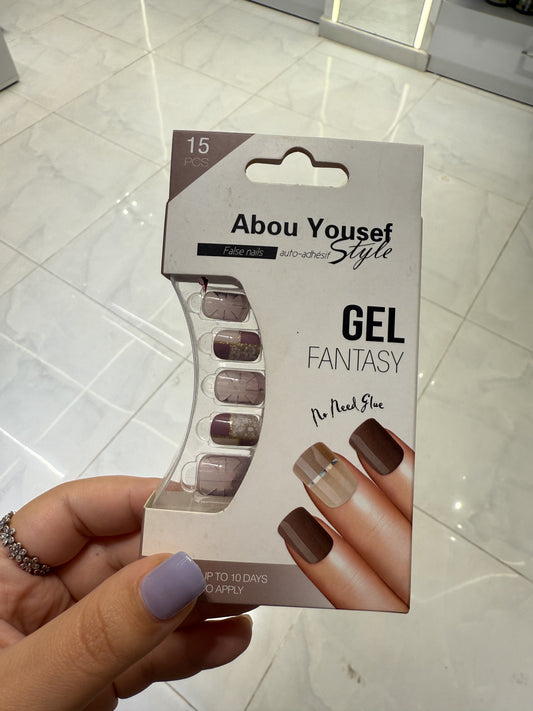 Abou Yousef Fake Nails 15pcs