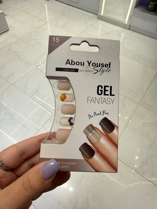 Abou Yousef Fake Nails 15pcs