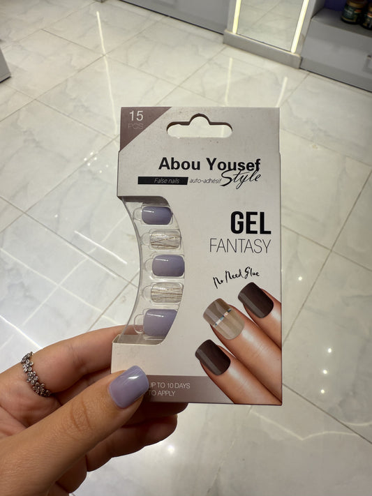 Abou Yousef Fake Nails 15pcs
