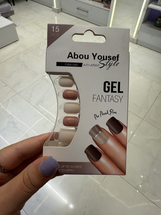 Abou Yousef Fake Nails 15pcs