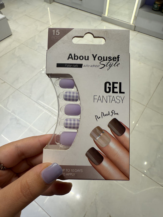 Abou Yousef Fake Nails 15pcs