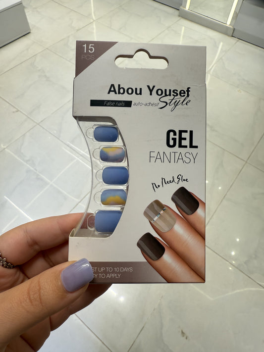 Abou Yousef Fake Nails 15pcs
