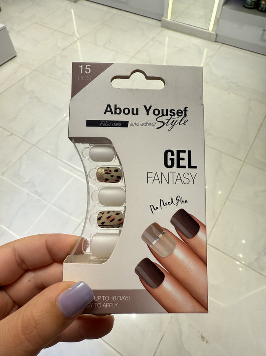 Abou Yousef Fake Nails 15pcs