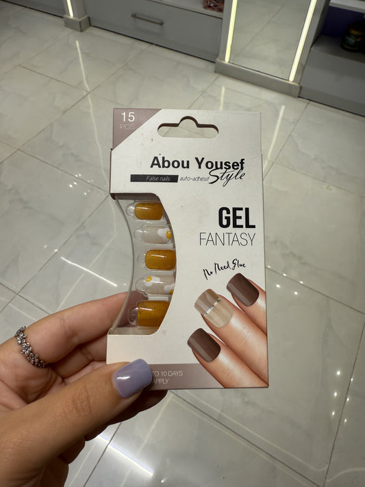 Abou Yousef Fake Nails 15pcs