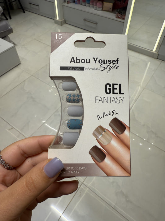 Abou Yousef Fake Nails 15pcs