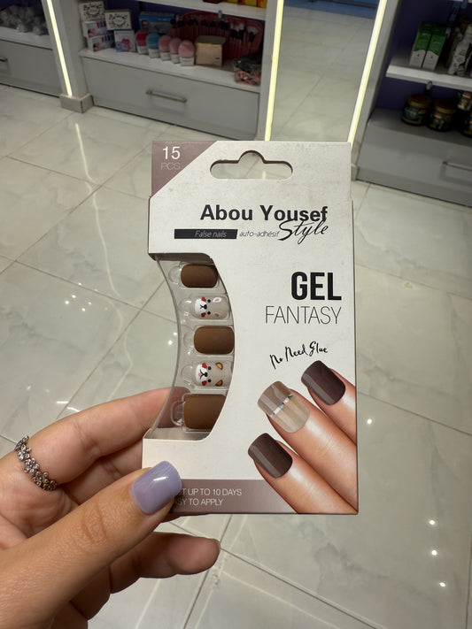 Abou Yousef Fake Nails 15pcs