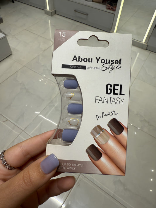 Abou Yousef Fake Nails 15pcs