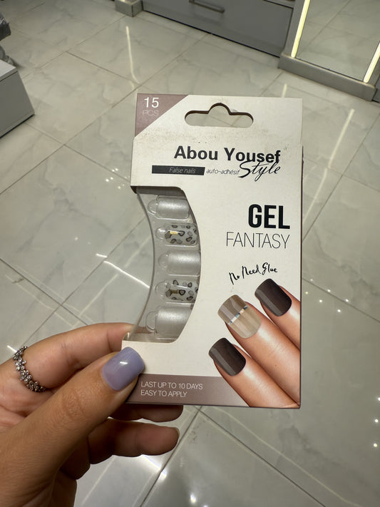 Abou Yousef Fake Nails 15pcs