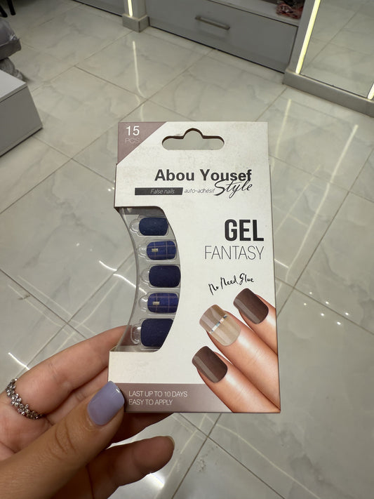 Abou Yousef Fake Nails 15pcs